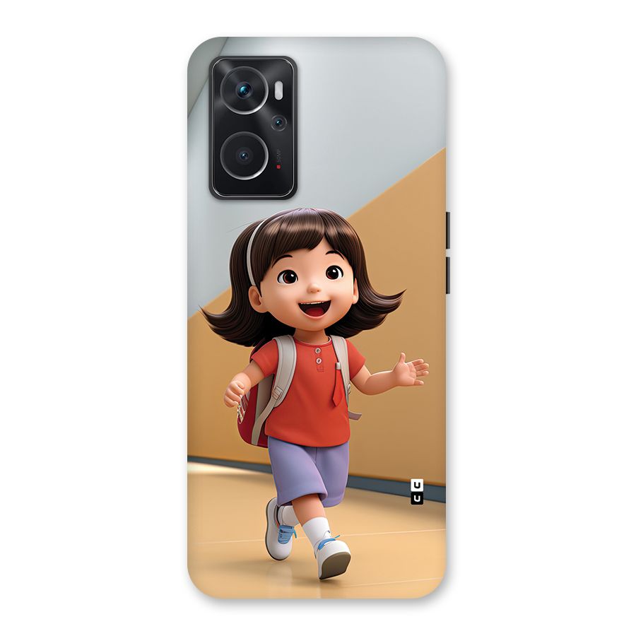 Cute School Girl Back Case for Oppo K10 4G
