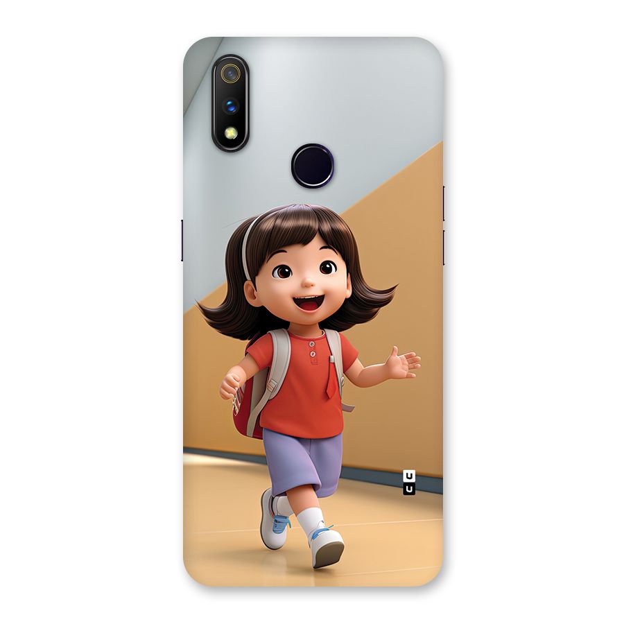 Cute School Girl Back Case for Realme 3 Pro