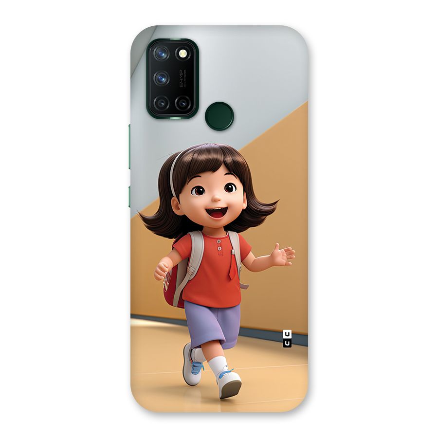 Cute School Girl Back Case for Realme 7i