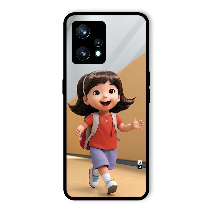Cute School Girl Back Case for Realme 9