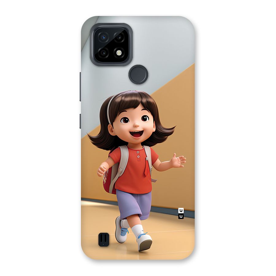 Cute School Girl Back Case for Realme C21