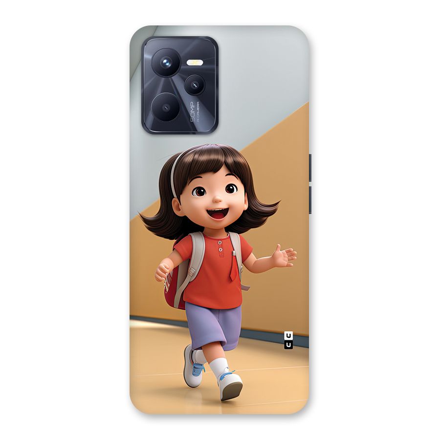 Cute School Girl Back Case for Realme C35
