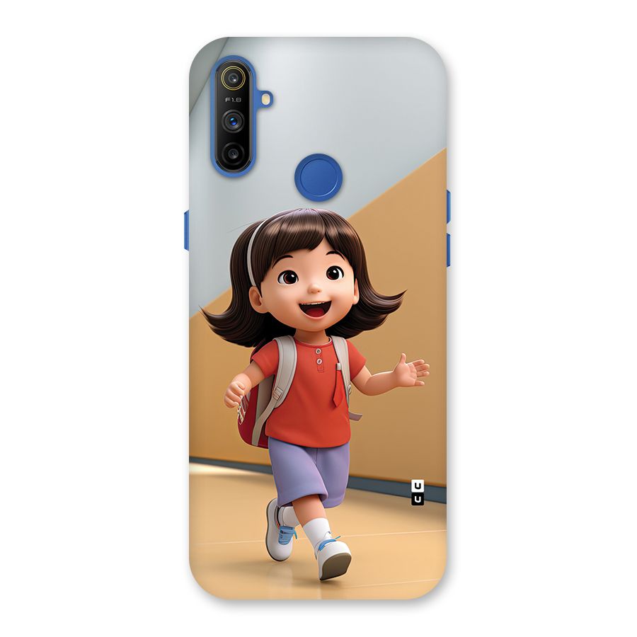 Cute School Girl Back Case for Realme Narzo 10A