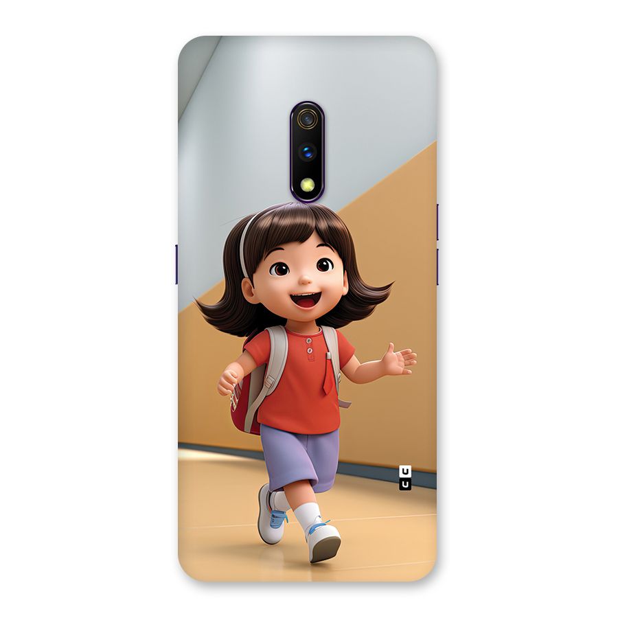 Cute School Girl Back Case for Realme X