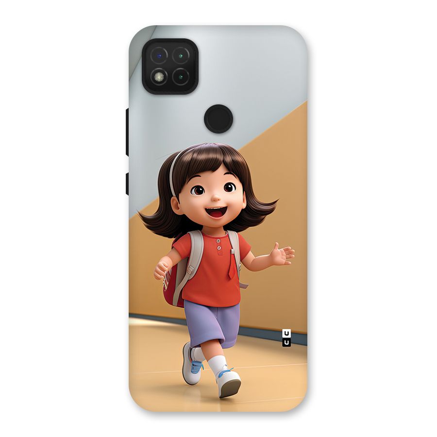 Cute School Girl Back Case for Redmi 9 Activ