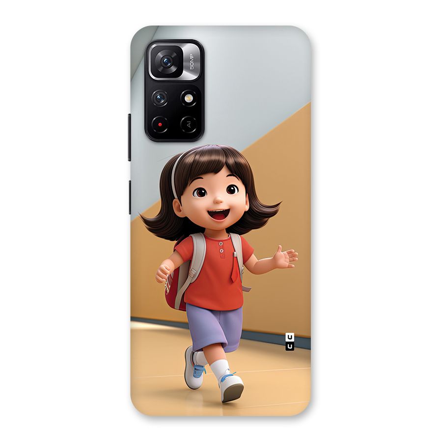 Cute School Girl Back Case for Redmi Note 11T 5G