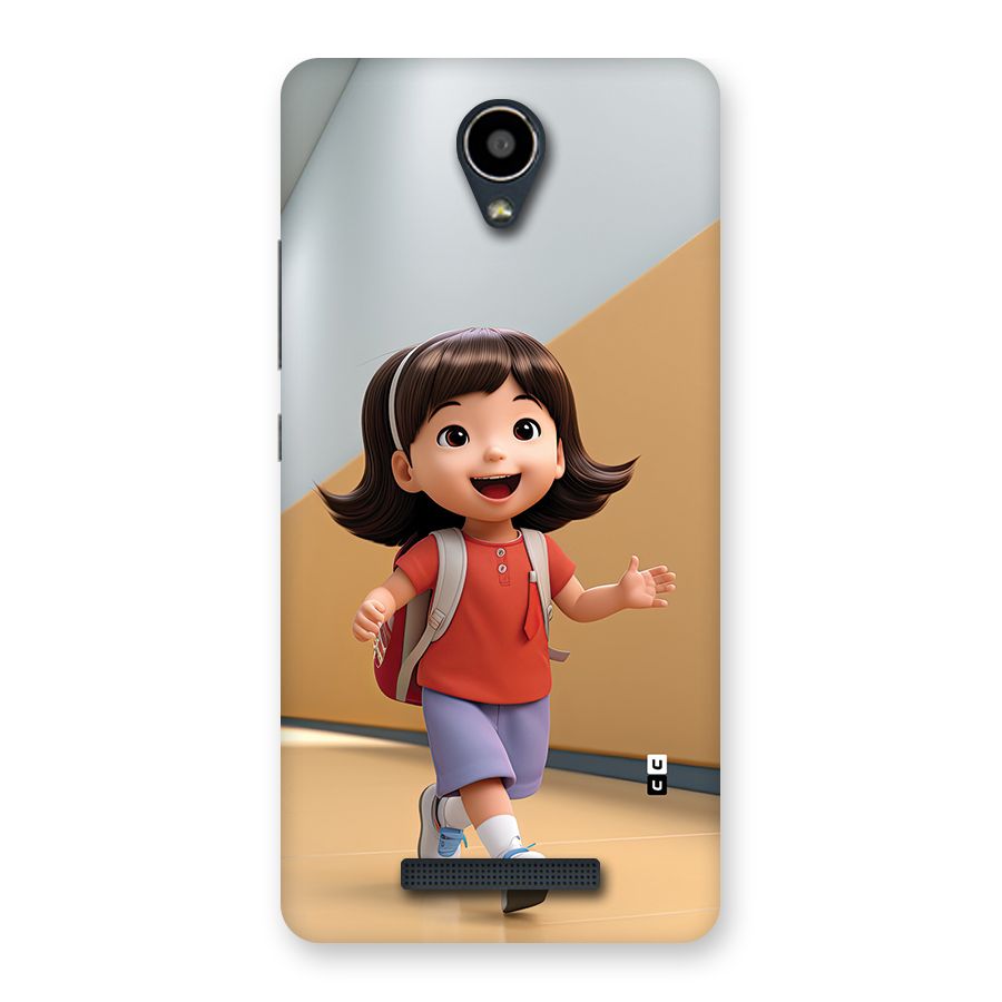 Cute School Girl Back Case for Redmi Note 2