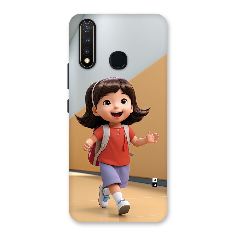 Cute School Girl Back Case for Vivo U20