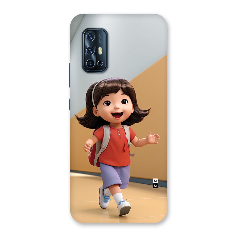 Cute School Girl Back Case for Vivo V17