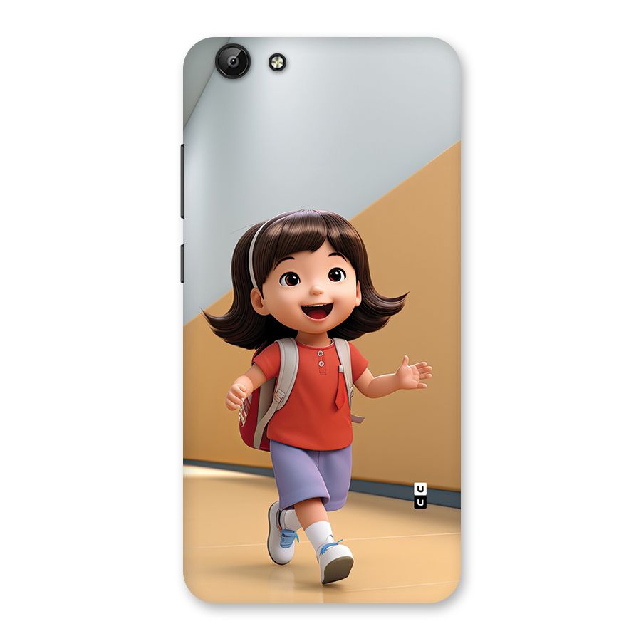 Cute School Girl Back Case for Vivo Y69