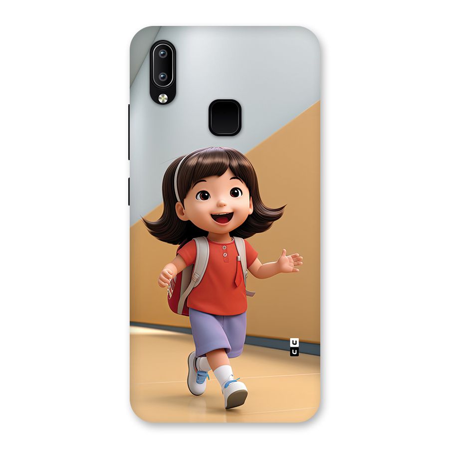 Cute School Girl Back Case for Vivo Y93