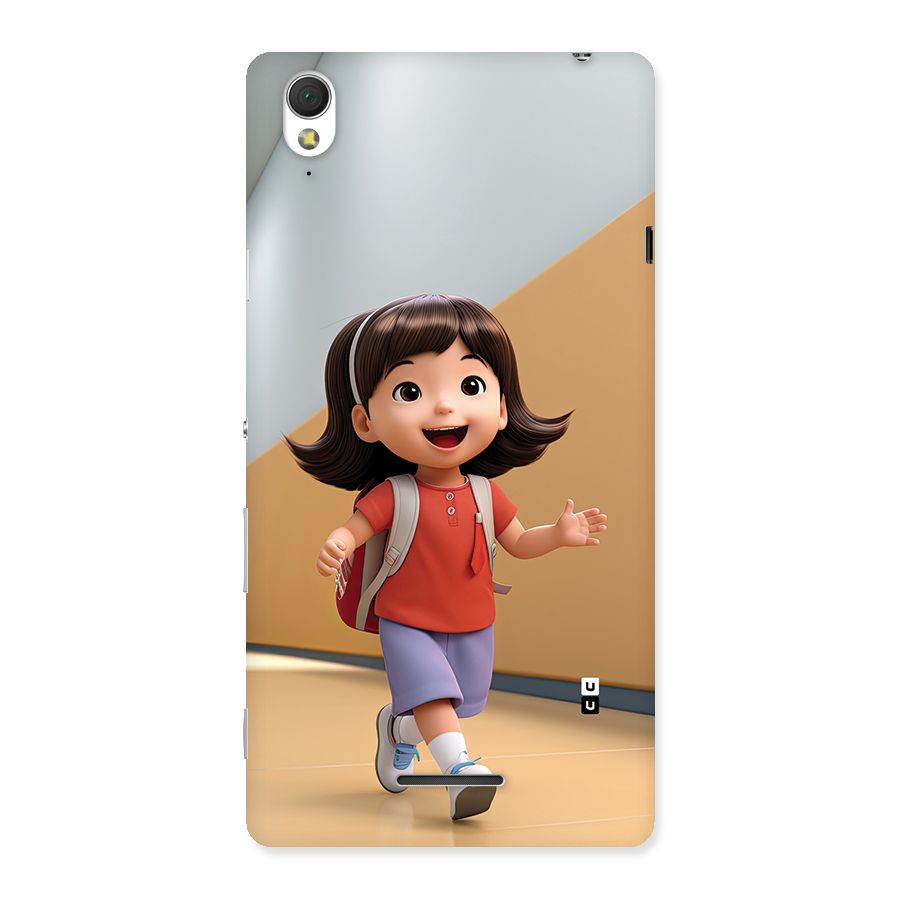Cute School Girl Back Case for Xperia T3
