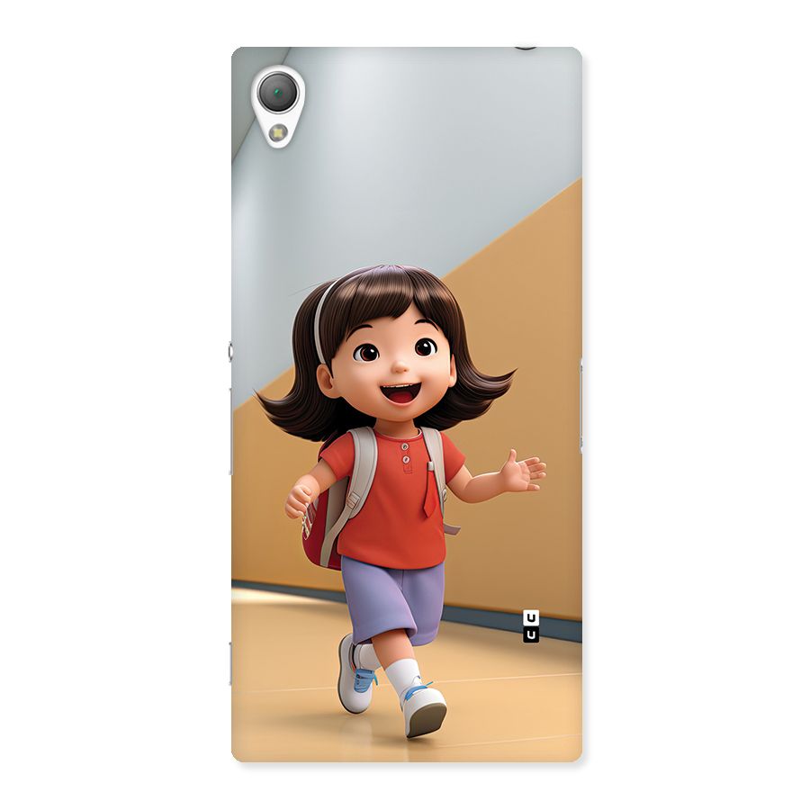 Cute School Girl Back Case for Xperia Z3