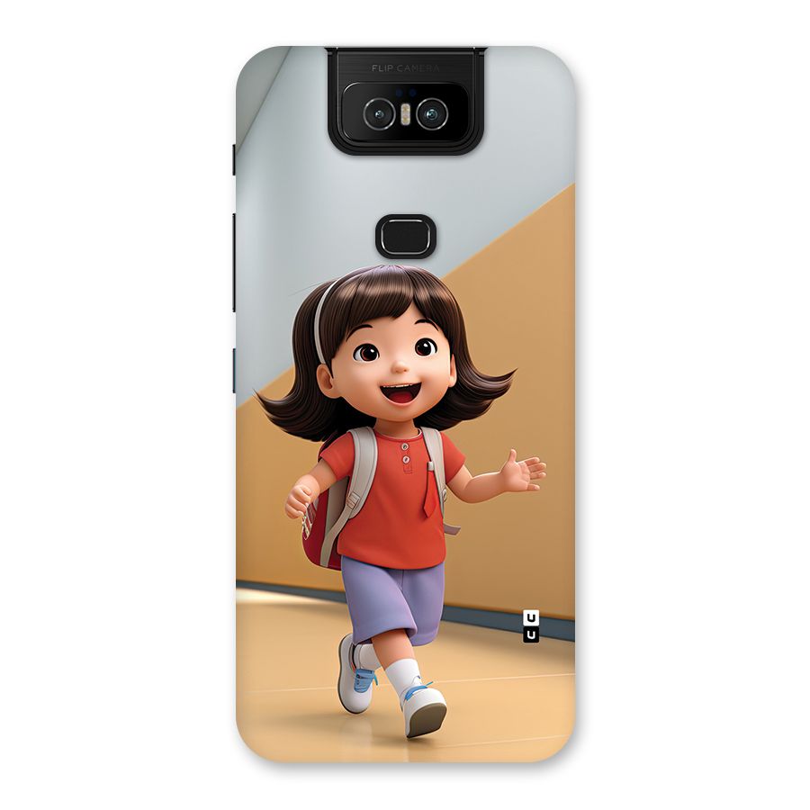 Cute School Girl Back Case for Zenfone 6z