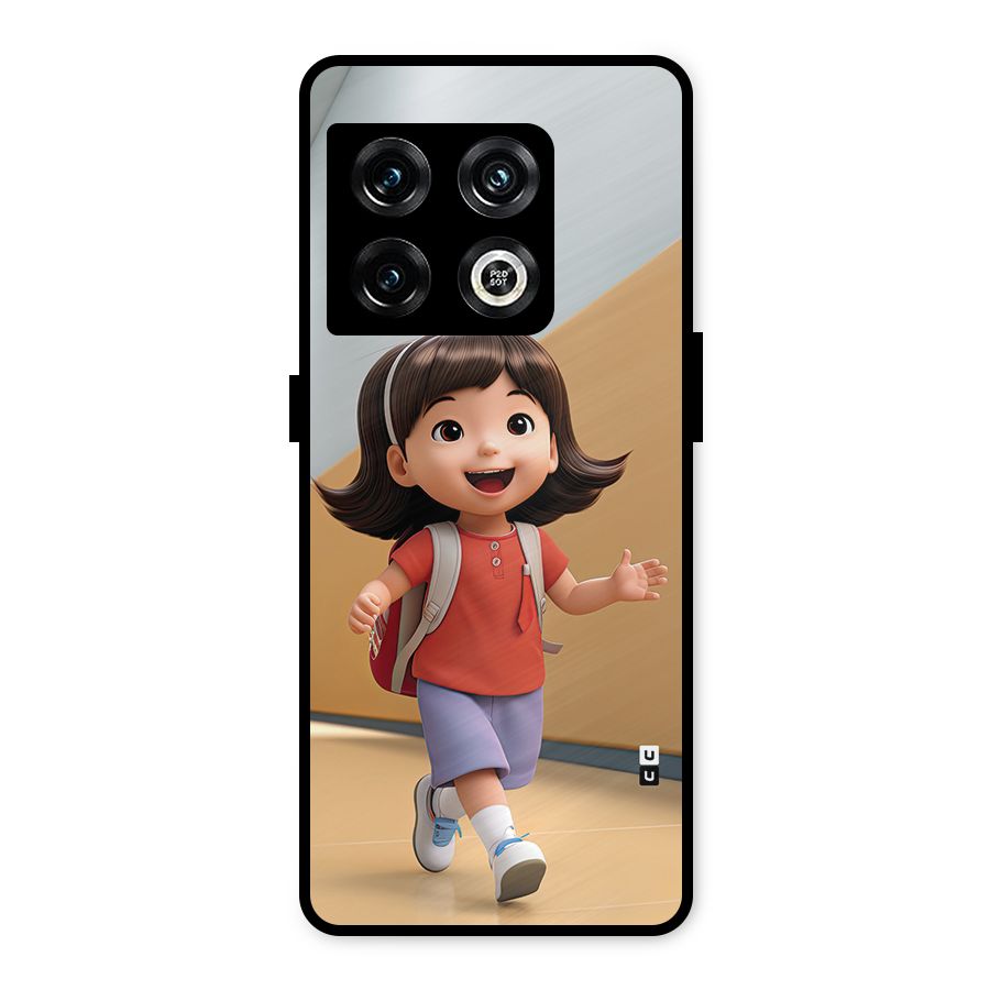 Cute School Girl Metal Back Case for OnePlus 10 Pro 5G