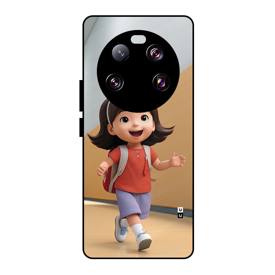 Cute School Girl Metal Back Case for Xiaomi 13 Ultra