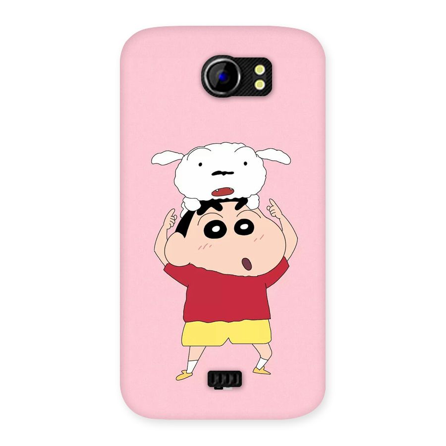 Cute Sheero Back Case for Canvas 2 A110