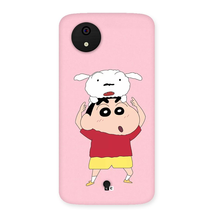 Cute Sheero Back Case for Canvas A1  AQ4501
