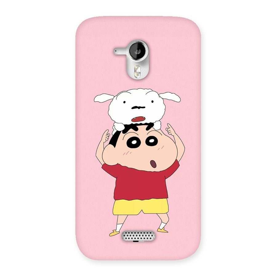 Cute Sheero Back Case for Canvas HD A116