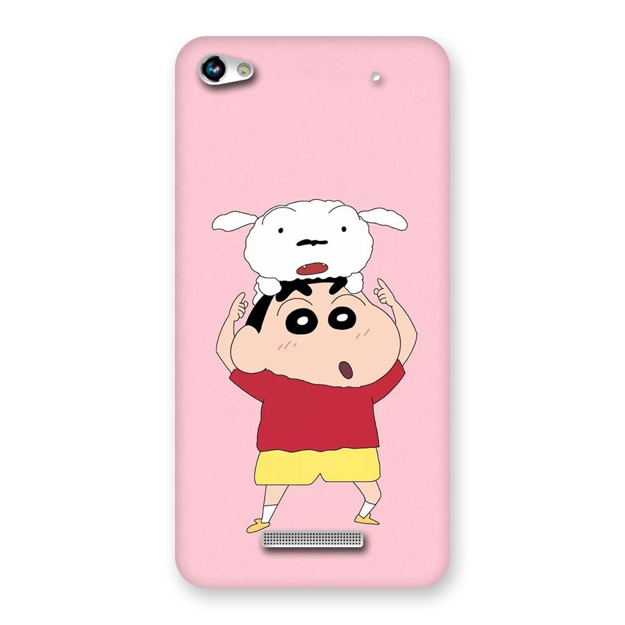 Cute Sheero Back Case for Canvas Hue 2 A316