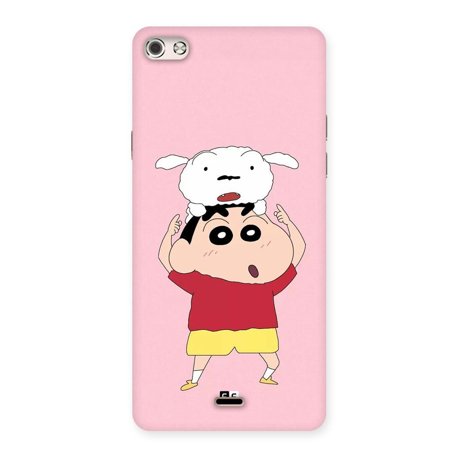Cute Sheero Back Case for Canvas Silver 5