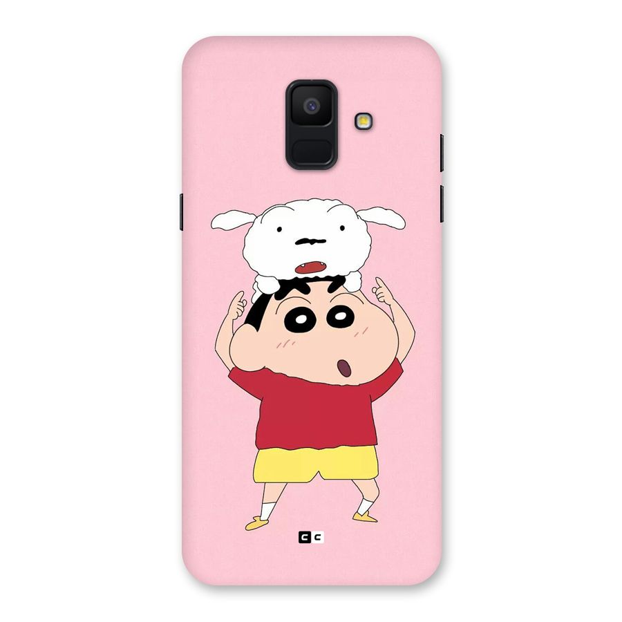 Cute Sheero Back Case for Galaxy A6 (2018)