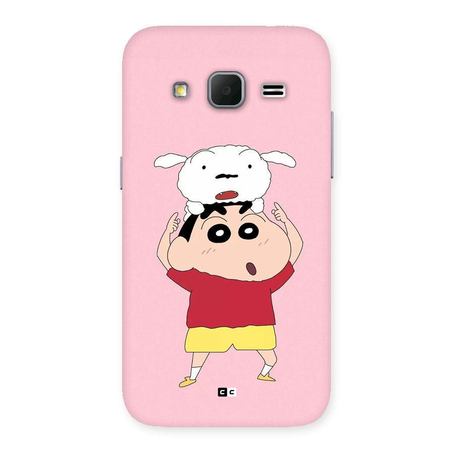 Cute Sheero Back Case for Galaxy Core Prime