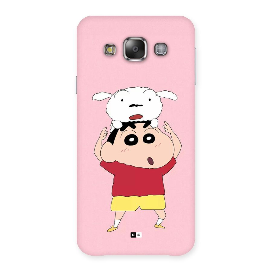 Cute Sheero Back Case for Galaxy E7