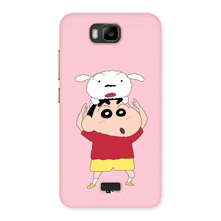 Cute Sheero Back Case for Honor Bee