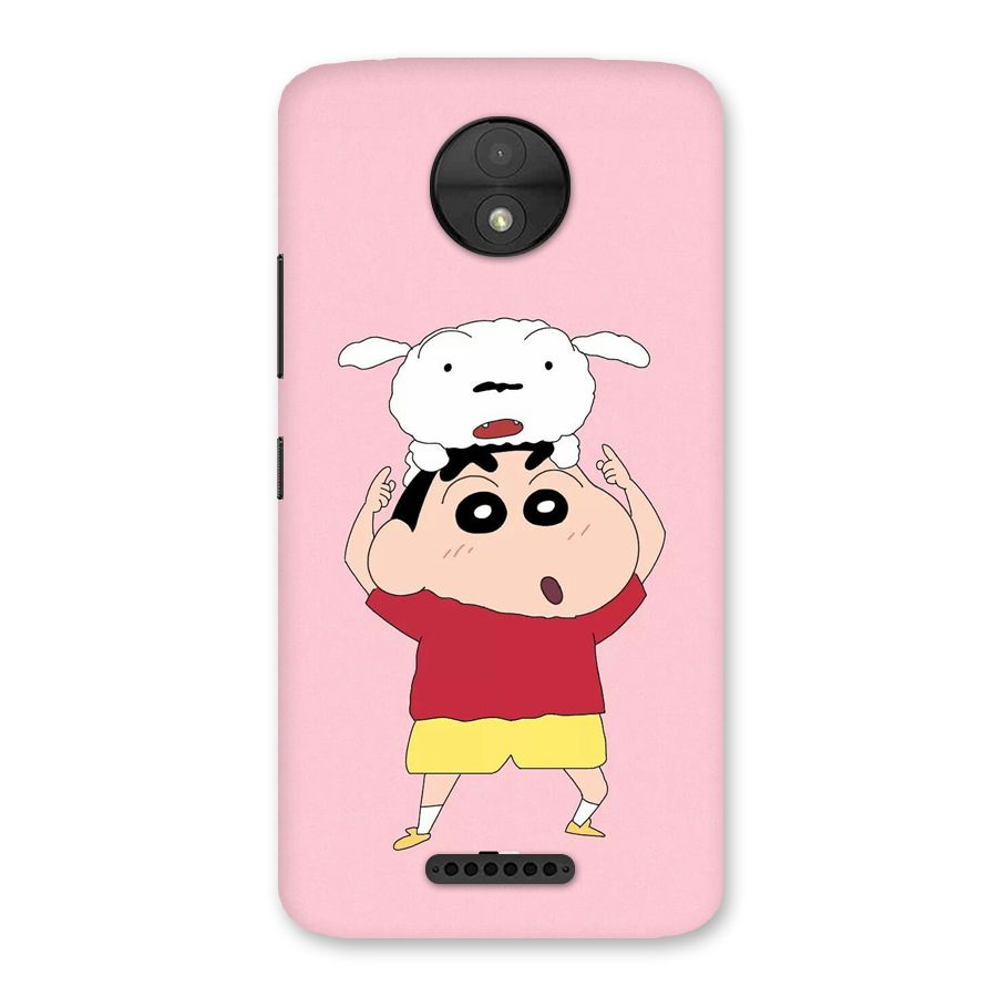 Cute Sheero Back Case for Moto C