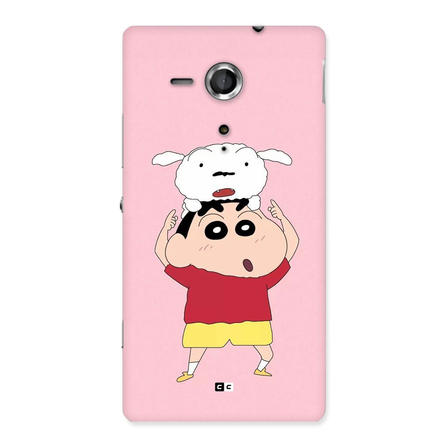 Cute Sheero Back Case for Xperia Sp