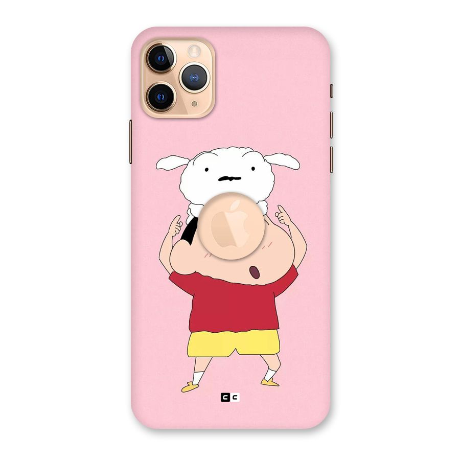 Cute Sheero Back Case for iPhone 11 Pro Max Logo Cut