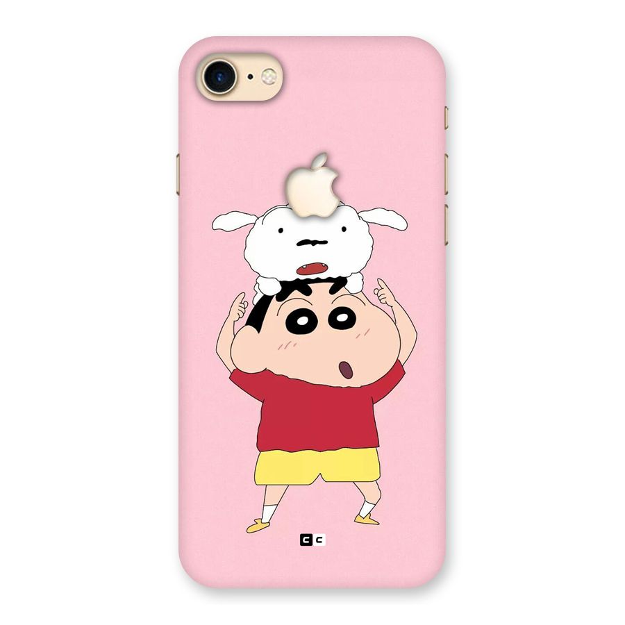 Cute Sheero Back Case for iPhone 7 Apple Cut