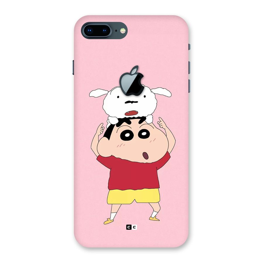 Cute Sheero Back Case for iPhone 7 Plus Apple Cut