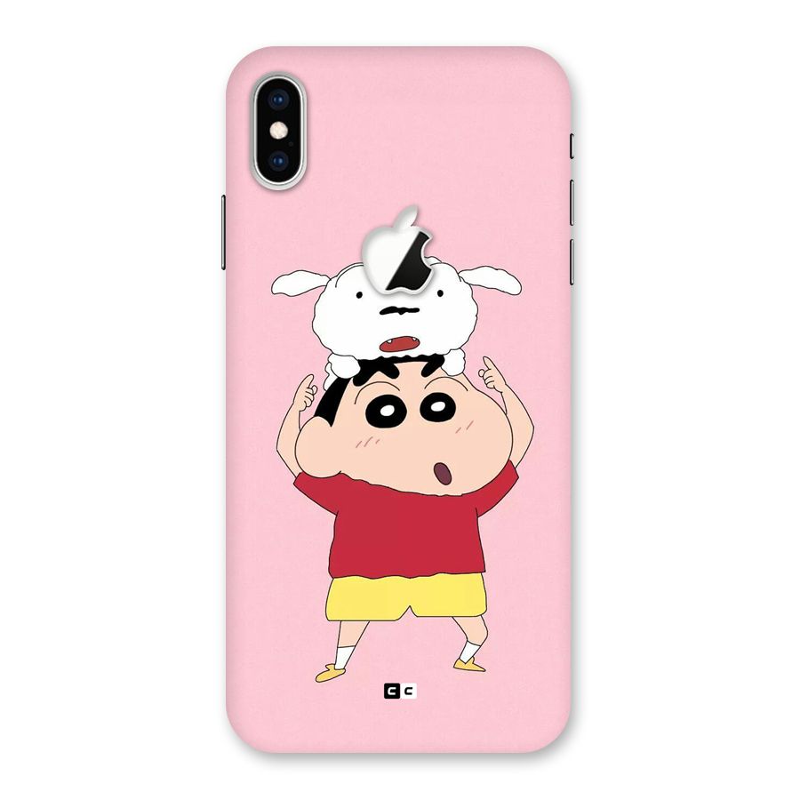 Cute Sheero Back Case for iPhone XS Max Apple Cut
