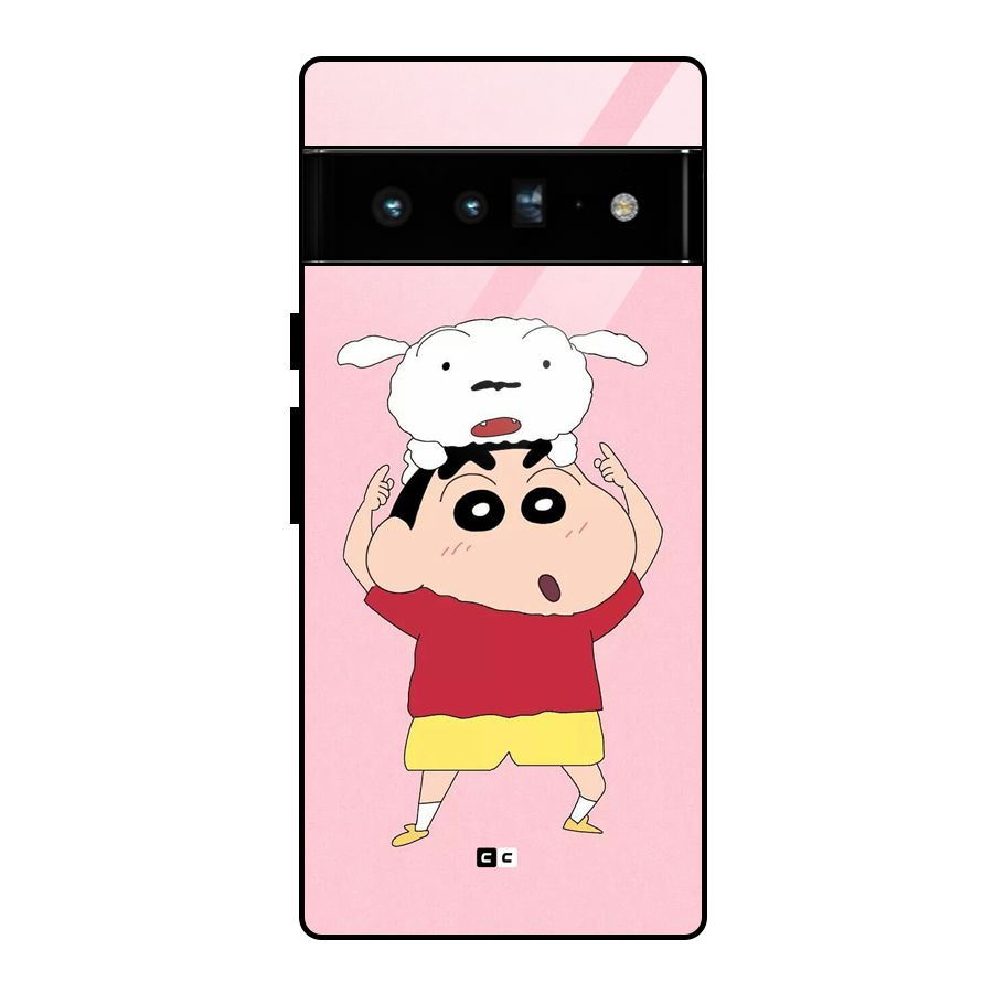 Cute Sheero Glass Back Case for Google Pixel 6 Pro