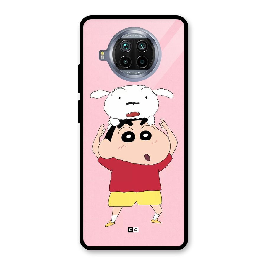 Cute Sheero Glass Back Case for Mi 10i