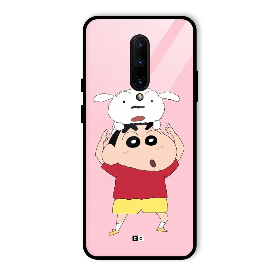 Cute Sheero Glass Back Case for OnePlus 7 Pro