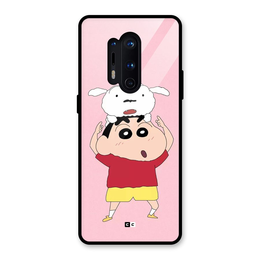 Cute Sheero Glass Back Case for OnePlus 8 Pro
