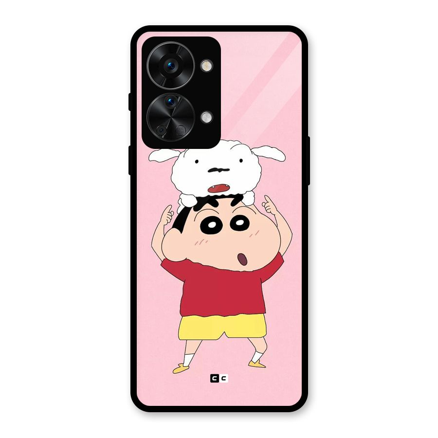 Cute Sheero Glass Back Case for OnePlus Nord 2T
