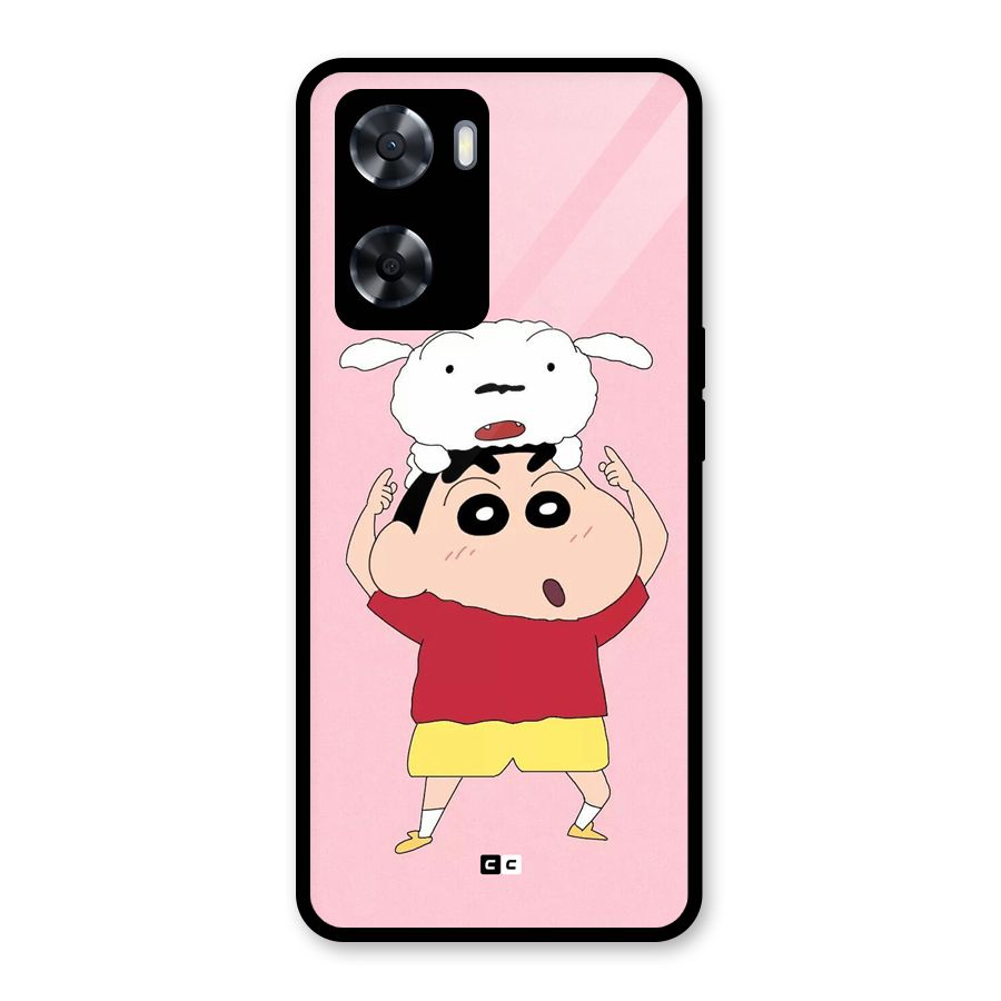 Cute Sheero Glass Back Case for OnePlus Nord N20 SE