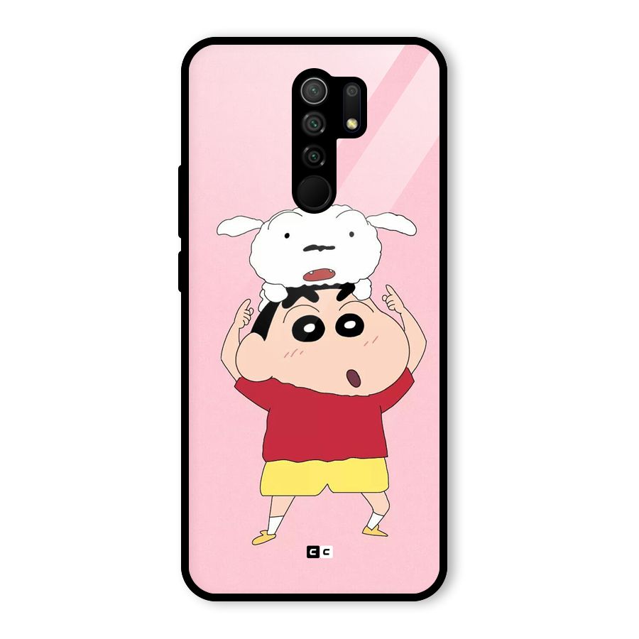 Cute Sheero Glass Back Case for Poco M2