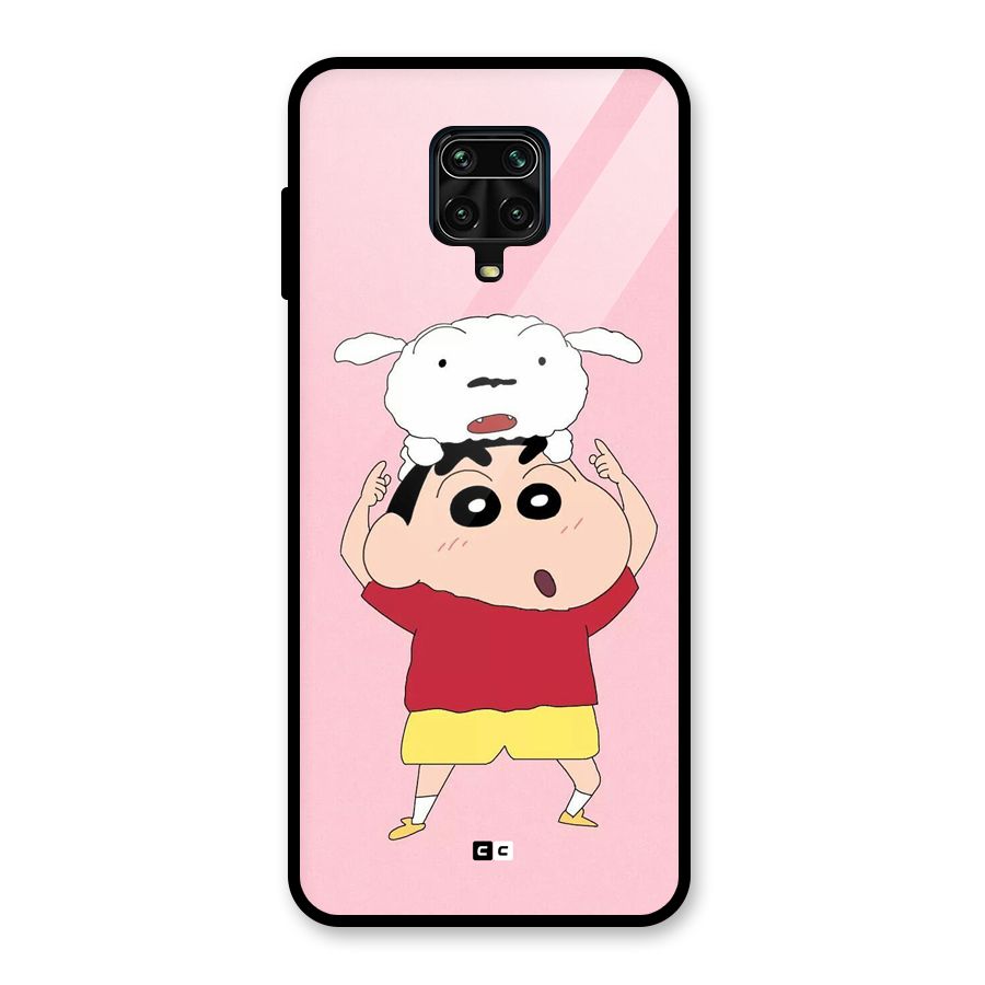 Cute Sheero Glass Back Case for Poco M2 Pro