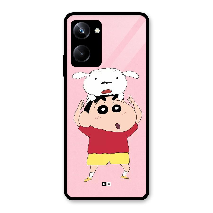 Cute Sheero Glass Back Case for Realme 10 Pro