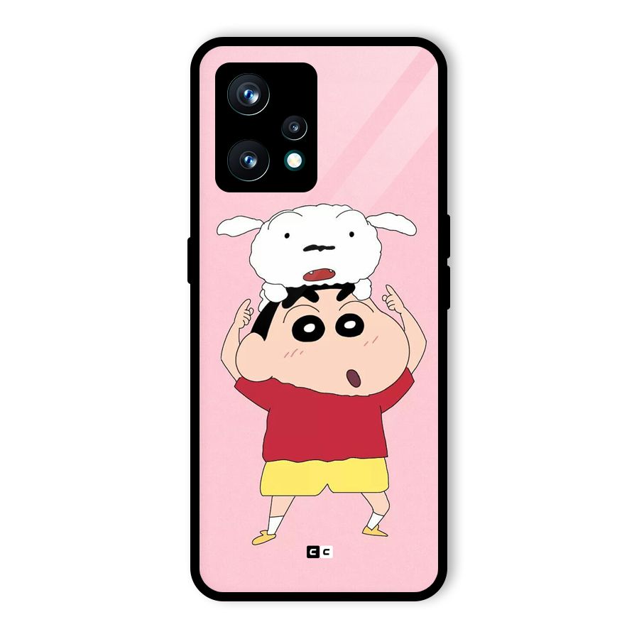 Cute Sheero Glass Back Case for Realme 9 Pro Plus 5G