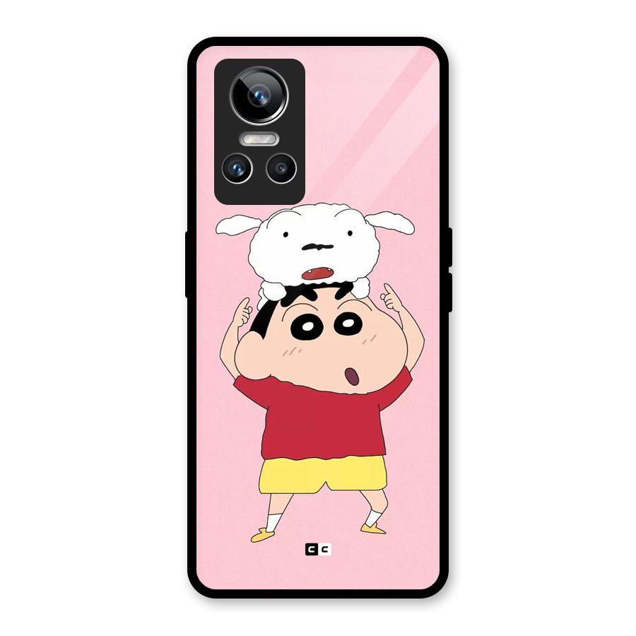 Cute Sheero Glass Back Case for Realme GT Neo 3