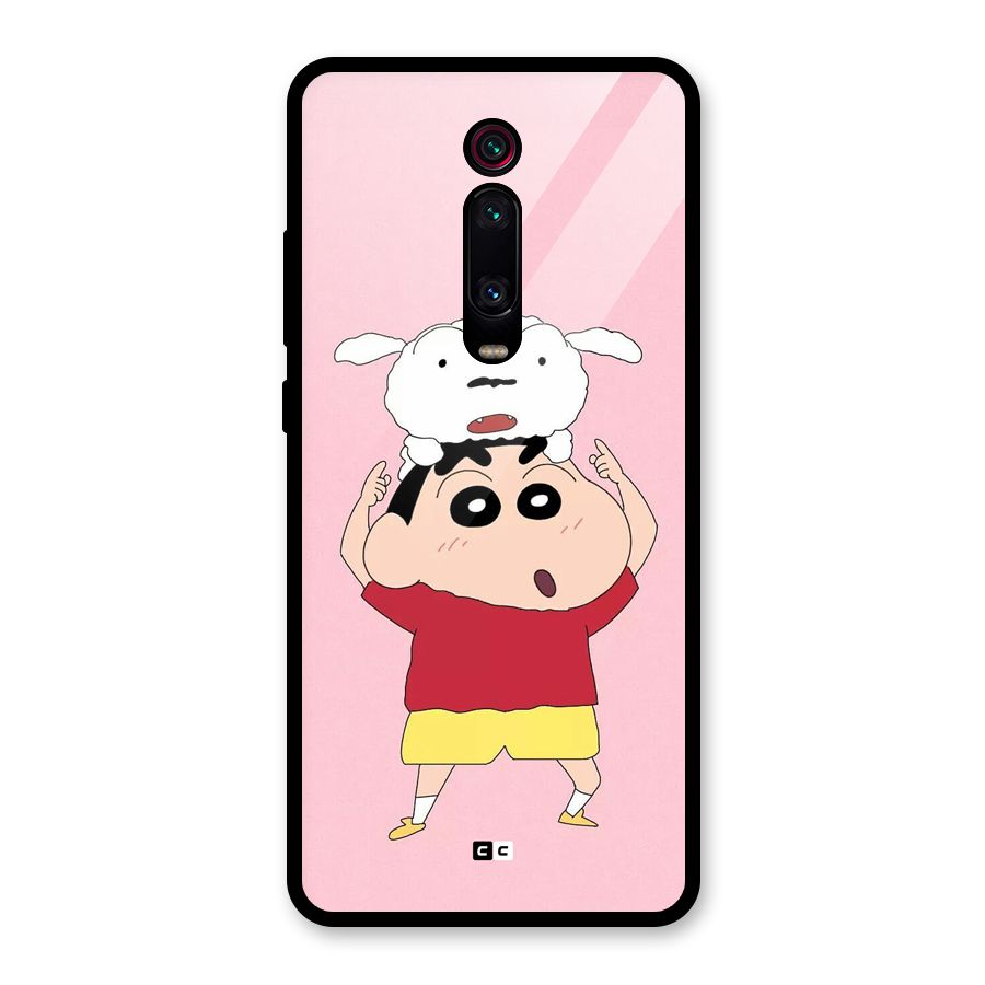 Cute Sheero Glass Back Case for Redmi K20