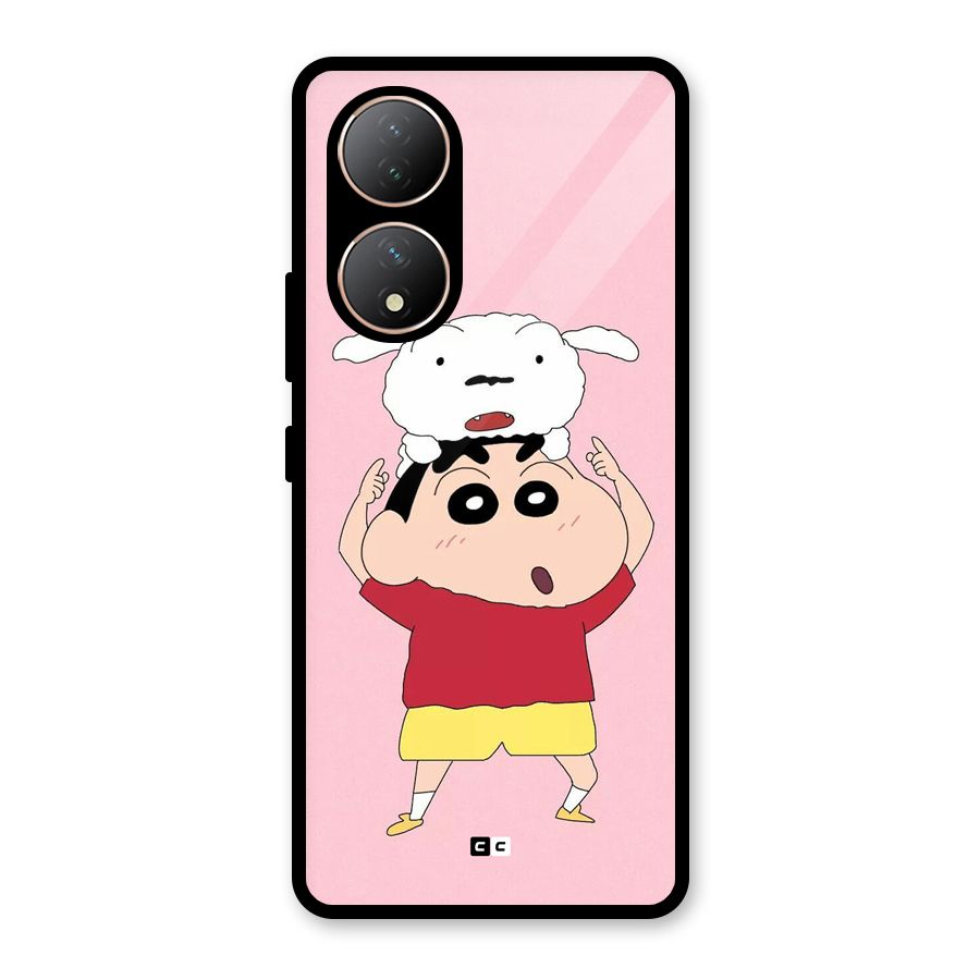 Cute Sheero Glass Back Case for Vivo Y100