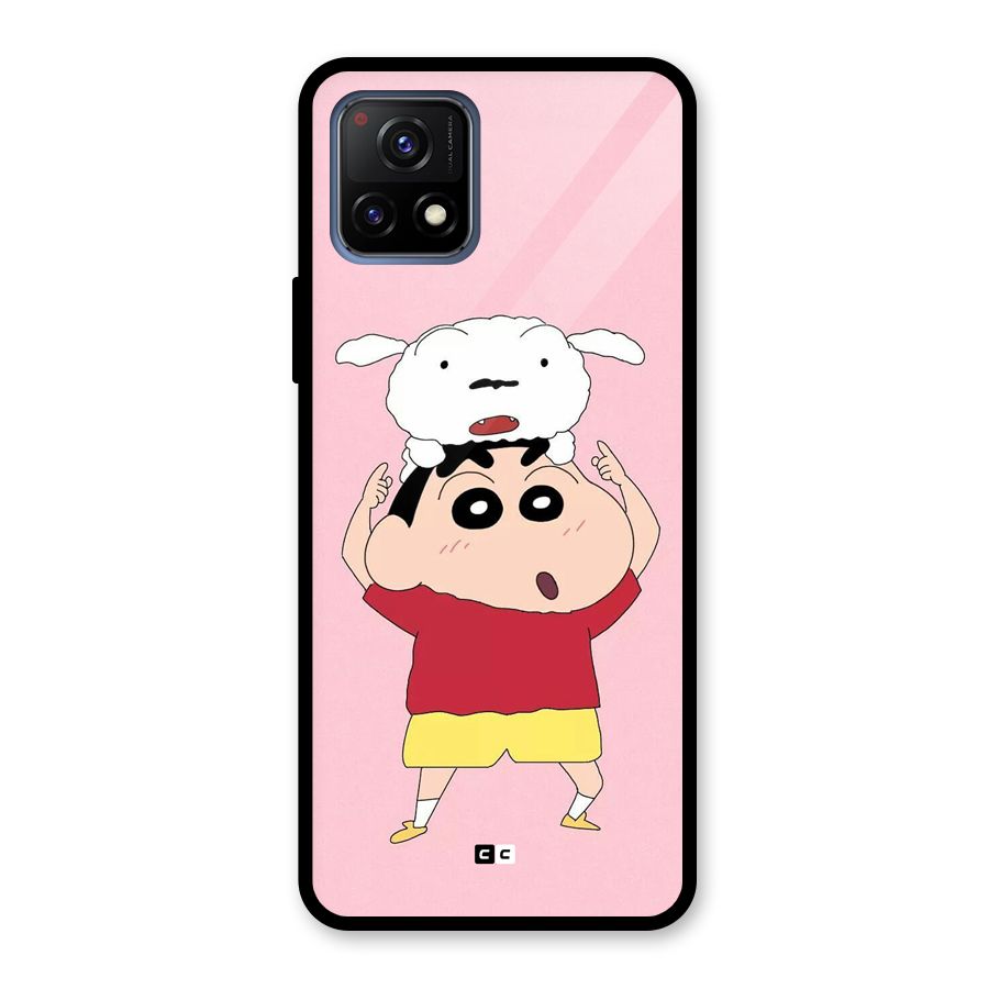 Cute Sheero Glass Back Case for Vivo Y72 5G