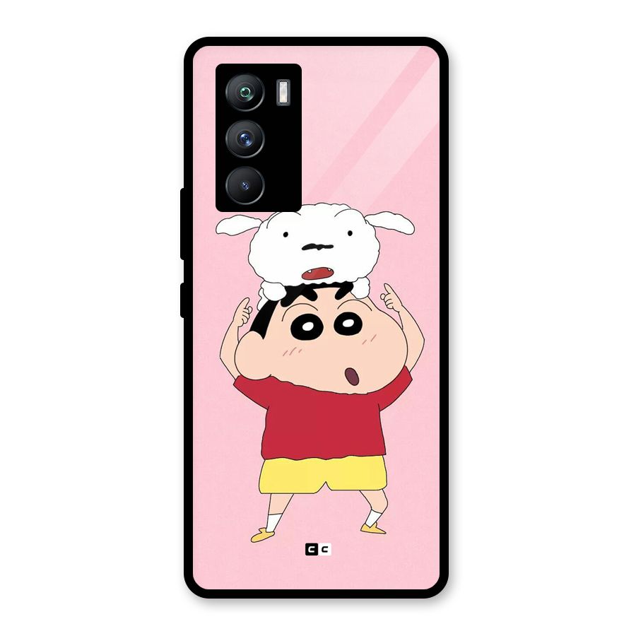 Cute Sheero Glass Back Case for Vivo iQOO 9 SE